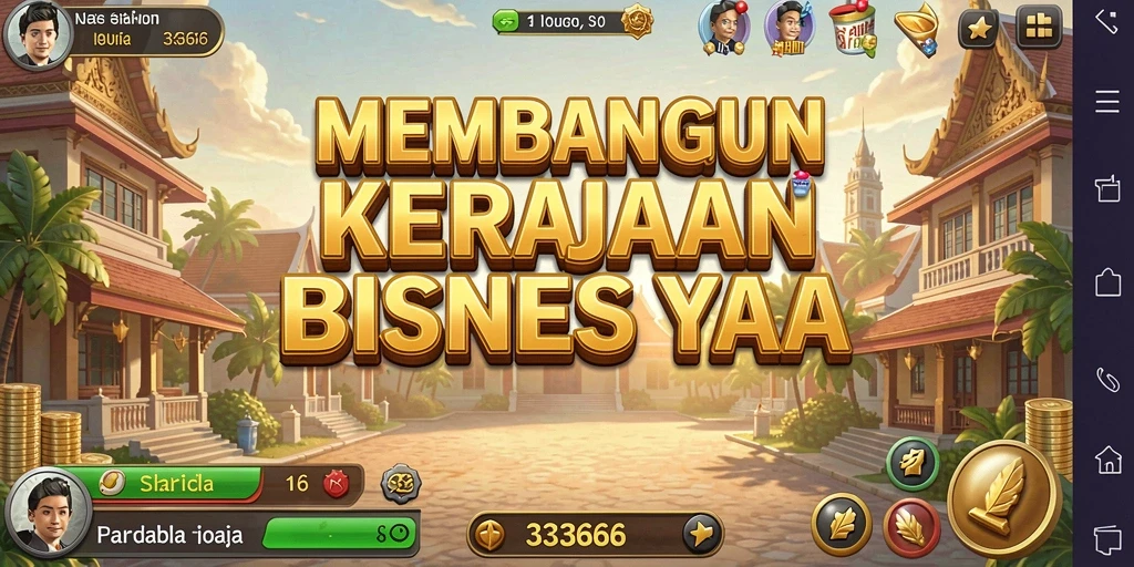 Screenshot utama menunjukkan gameplay Tycoon yang menarik dan interaktif.