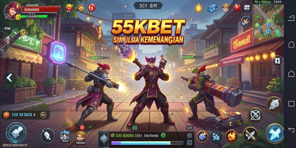 Tampilan gameplay 55KBET yang menawan dan interaktif.