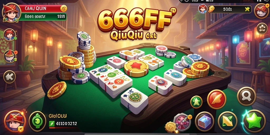 Tampilan gameplay QiuQiu yang menegangkan di 666FF.