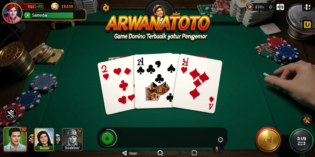 Tangkapan layar gameplay ARWANATOTO dengan pengalaman Domino yang mengasyikkan.