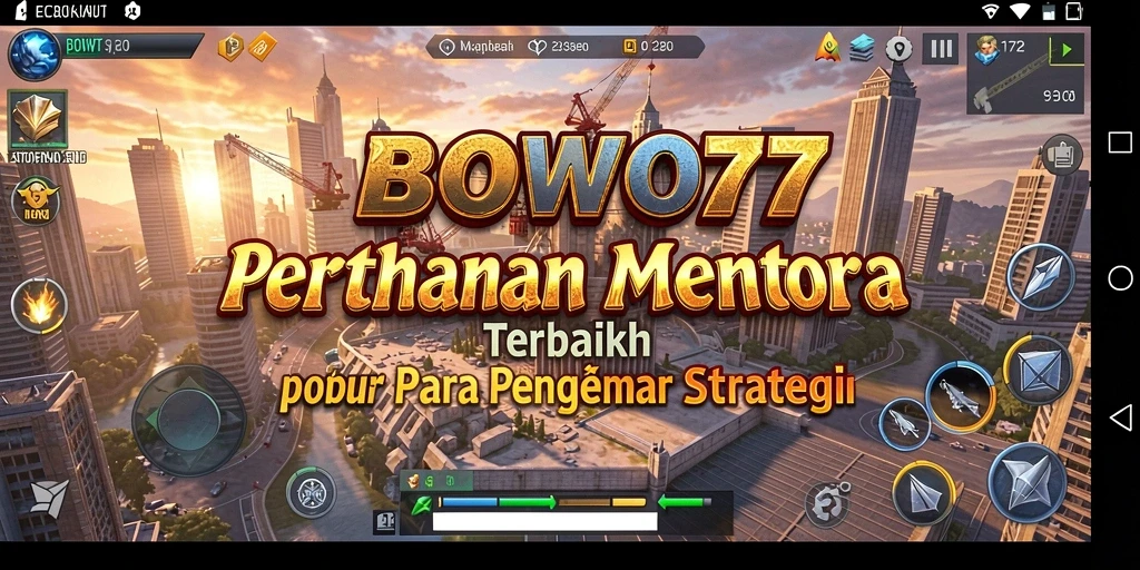 Screenshot BOWO77 menampilkan aksi menara dalam bertahan melawan serangan musuh.