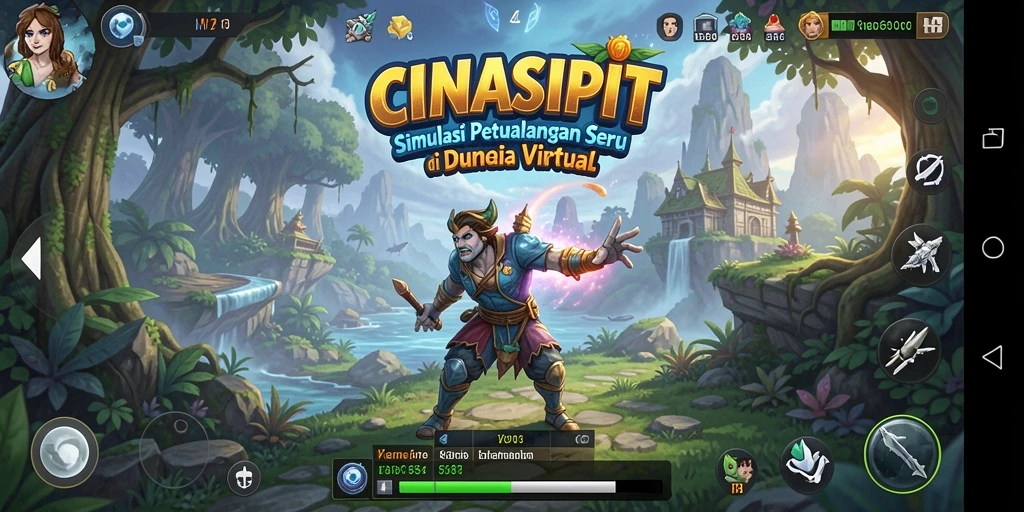 Tampilan gameplay CINASIPIT yang menarik dan interaktif.
