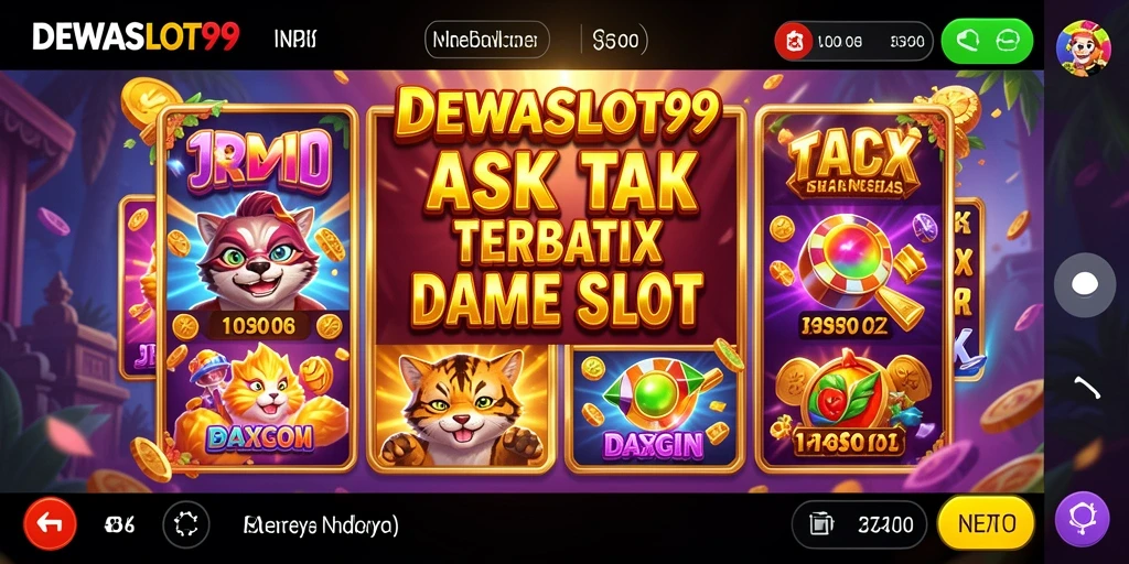 Tampilan gameplay DEWASLOT99 yang mendebarkan dan penuh aksi.