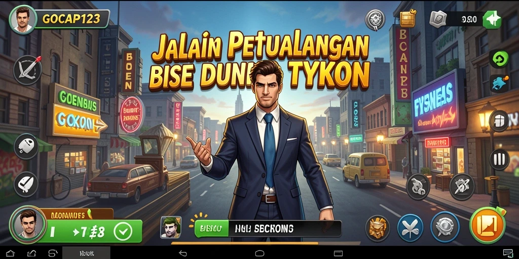 Screenshot utama GOCAP123 menampilkan gameplay Tycoon yang dinamis dan penuh strategi.