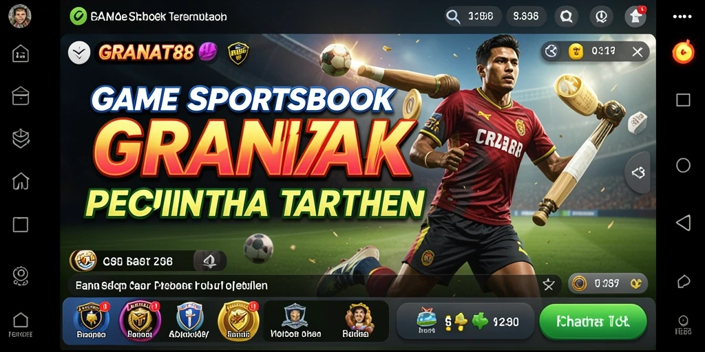Tampilan menarik gameplay di GRANAT88 untuk taruhan olahraga.