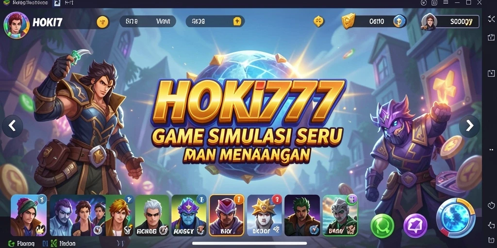 Tampilan gameplay HOKI777 yang menarik dan interaktif.