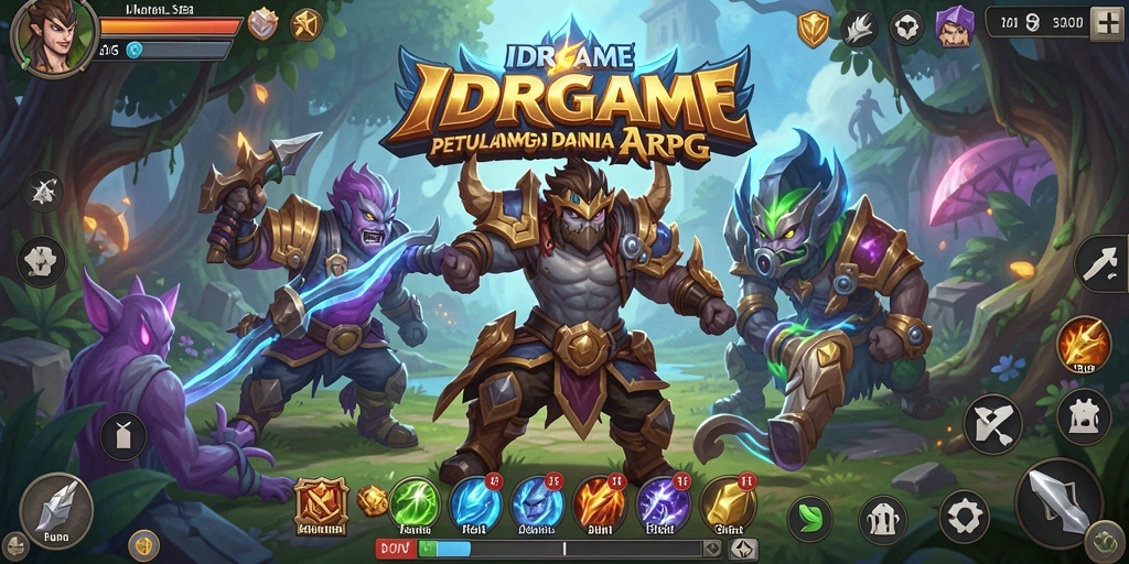 Tampilan gameplay ARPG yang menegangkan di IDRGAME.