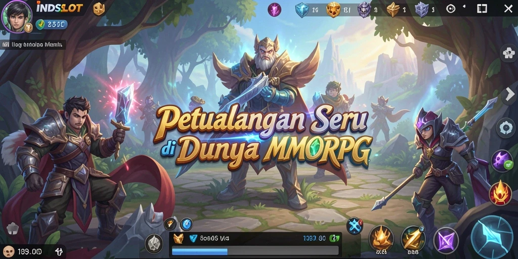 Gameplay menarik yang menampilkan petualangan seru di INDSLOT.