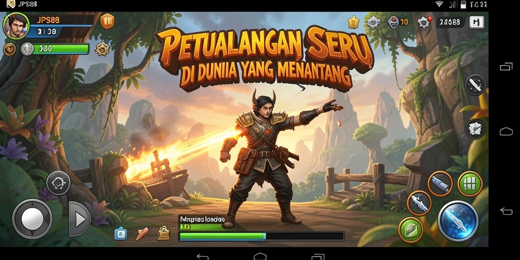 Tampilan gameplay JPS88 yang penuh petualangan dan tantangan.