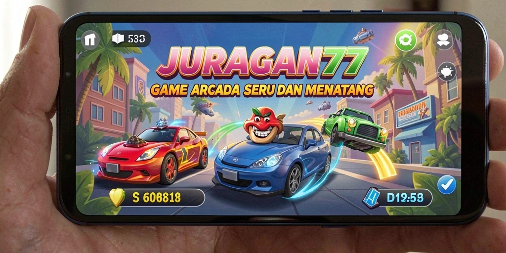 Tampilan gameplay seru dari JURAGAN77 dengan aksi yang mendebarkan.