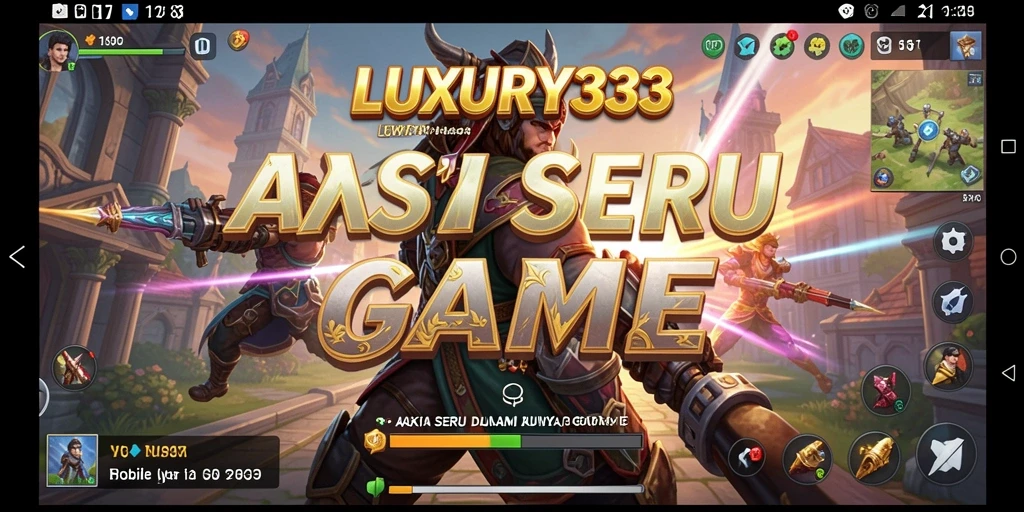 Tampilan seru gameplay dalam LUXURY333 yang penuh aksi.