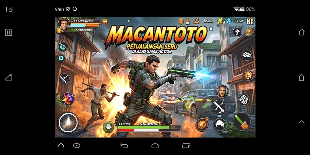 Screenshot gameplay MACANTOTO yang mendebarkan dan penuh aksi.