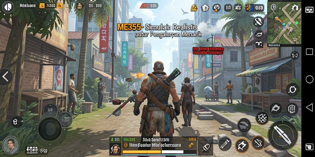 Screenshot ME355 menampilkan gameplay simulasi yang seru dan interaktif.