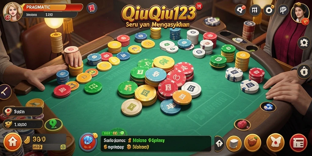 Screenshot gameplay QiuQiu PRAGMATIC123 yang menampilkan keseruan bermain.
