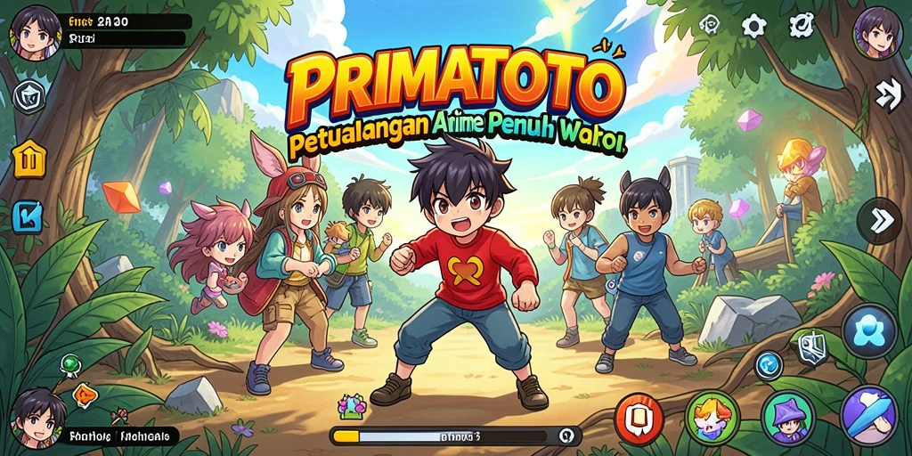 Tampilan screenshot PRIMATOTO yang menarik, menunjukkan karakter dalam petualangan.