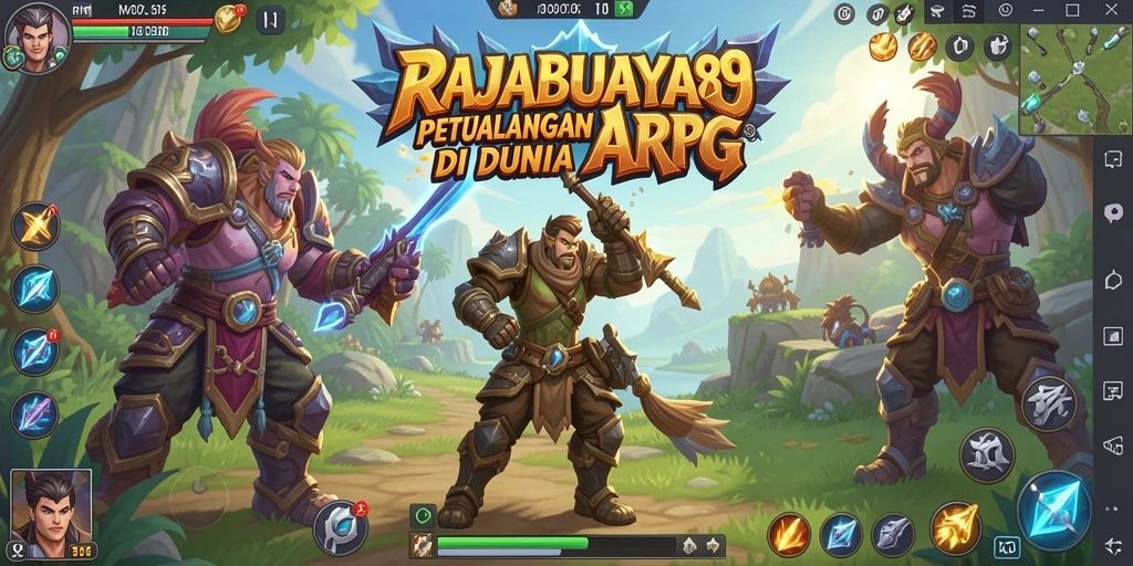 Tangkapan layar RAJABUAYA89 menampilkan aksi menarik dalam permainan ARPG.