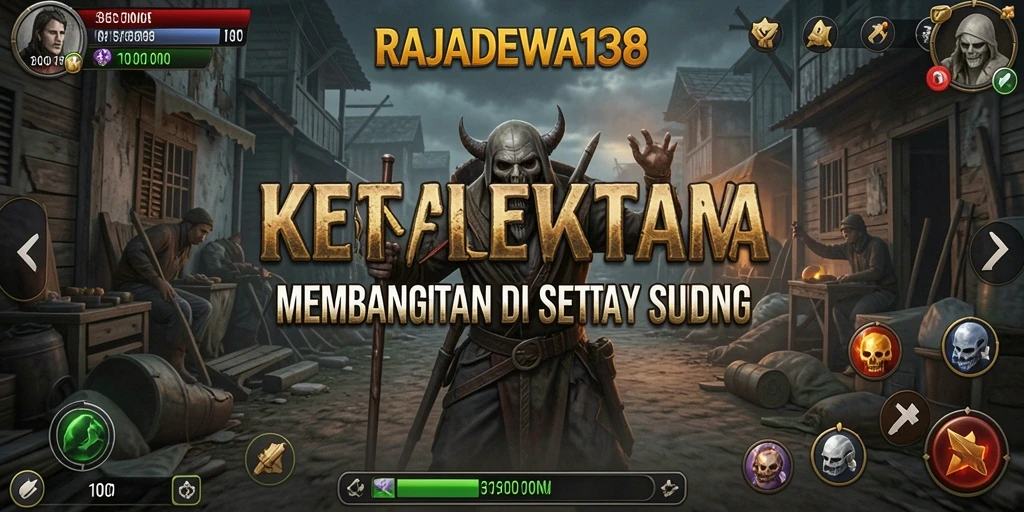 Tangkapan layar RAJADEWA138 menunjukkan suasana gelap dan menegangkan dari gameplay.