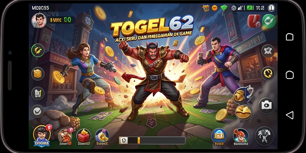 Tampilan gameplay TOGEL62 dengan aksi yang mendebarkan dan grafis yang menakjubkan.