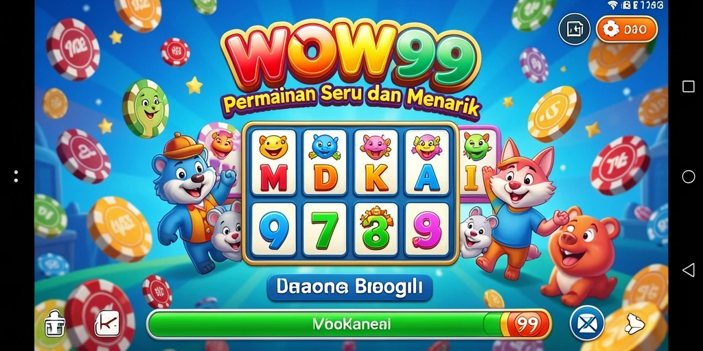 Screenshot WOW99 menampilkan gameplay Bingo yang seru dan interaktif.