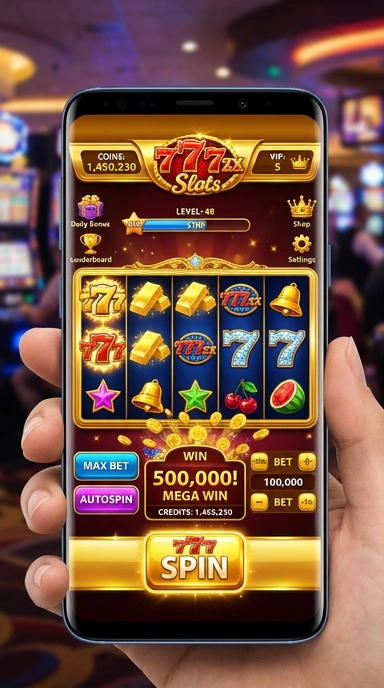 Pengguna sedang menelusuri aplikasi di 777zx yang populer.